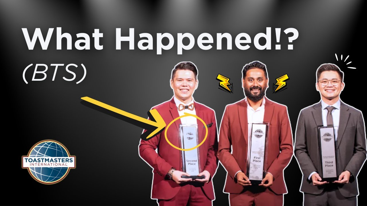 Toastmasters World Championship of Public Speaking 2025 | BTS with the Champions