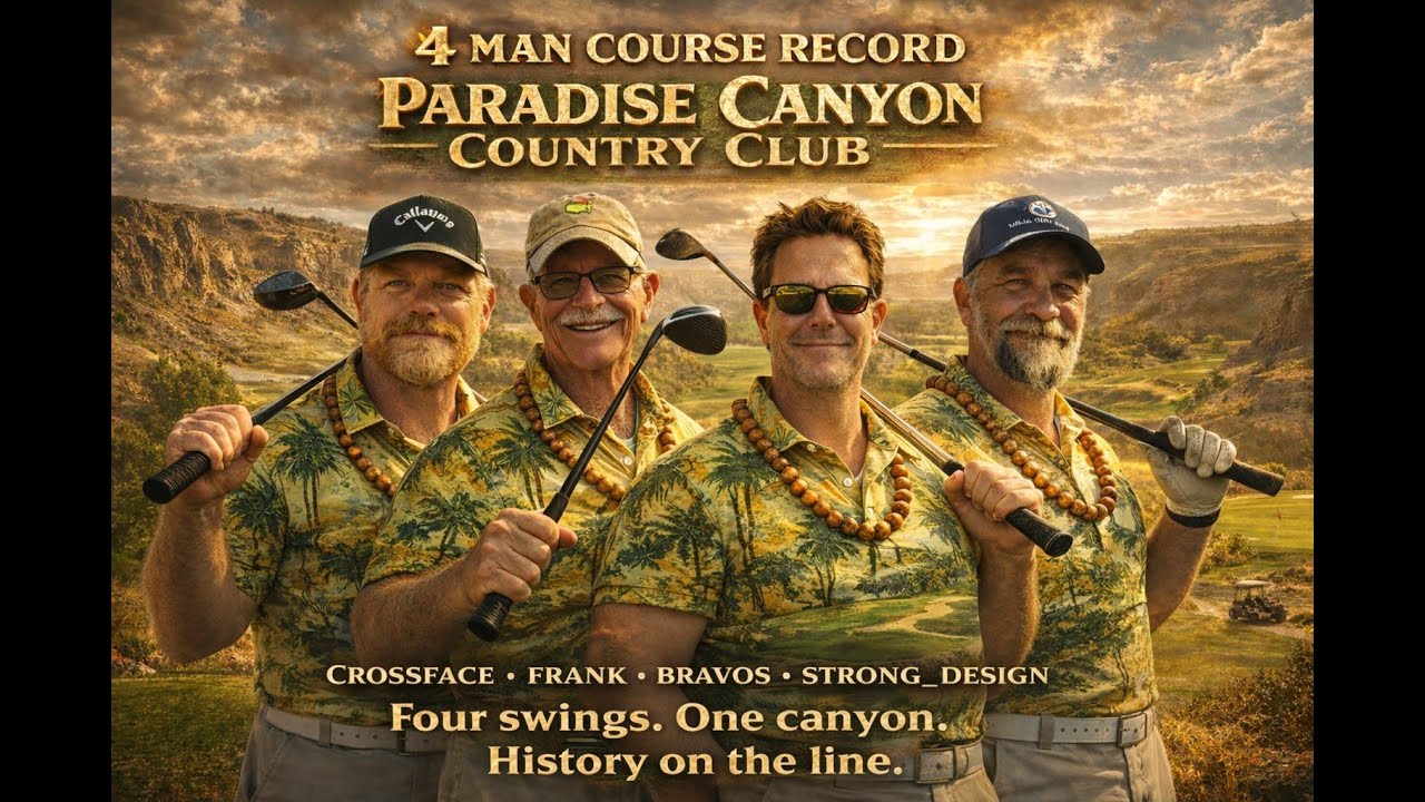 4 Man Course Record at Paradise Canyon with Crossface, Bravos & Frank