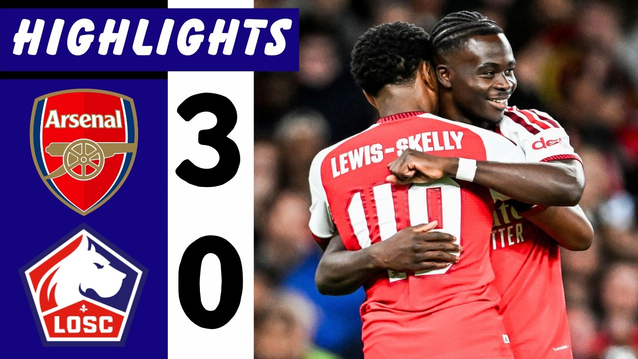 Arsenal Vs Lille 3-0 | Eberechi Eze Goal | All Goals & Highlights | Champions League 2026