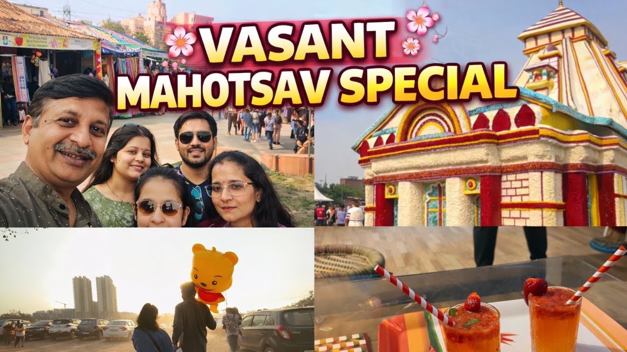 Vasant Mahotsav Me Phoolo Se Bane Kedarnath Ji 😍🌸 | Shaam Ka Special Mojito 🍹 | Family Vlog