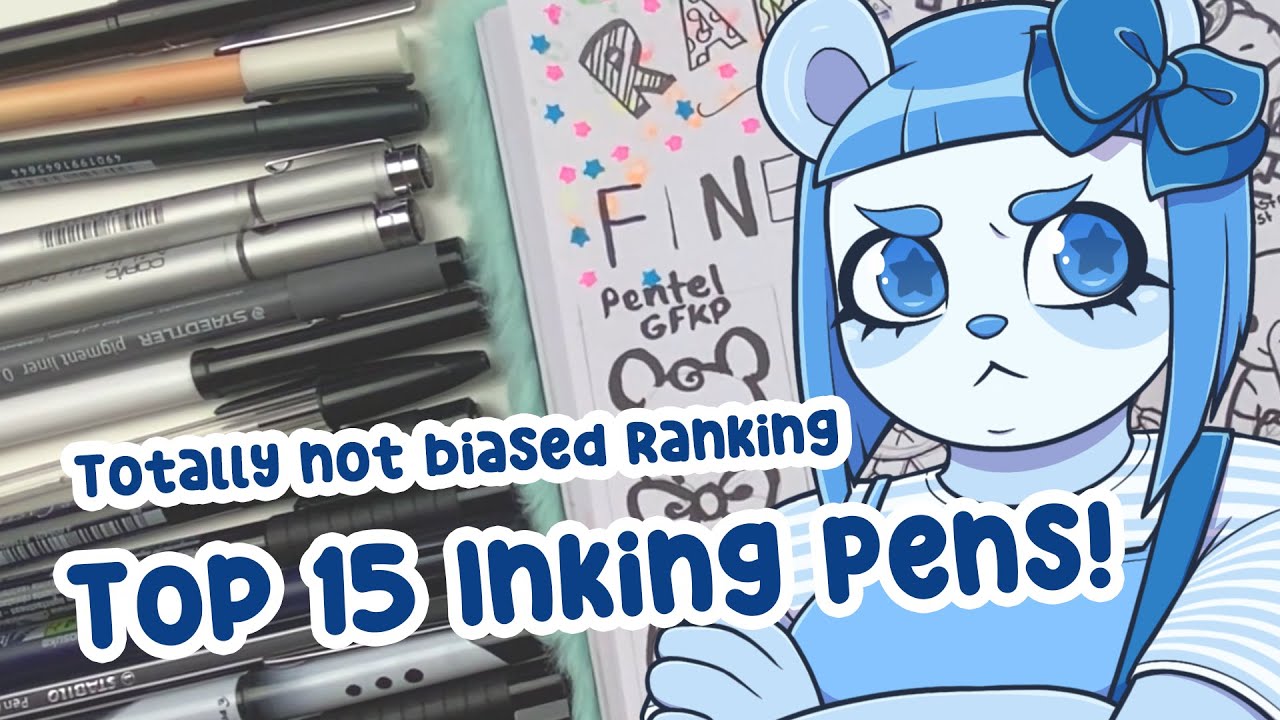 ★ Ranking all my Fineliners ★ Top 10 + 5 Best Inking Pens for Art and Drawing