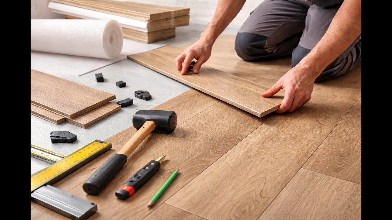 Laminat  verlegen - selber machen 