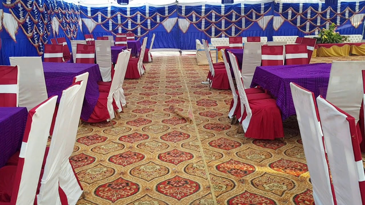 Most Beautiful Wedding Tent Decorating In Pakistani Villages | Visitor TV | Atif Vlogs