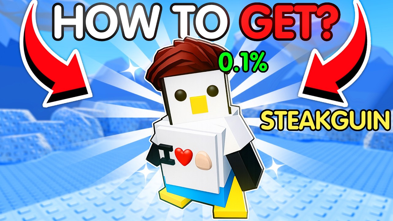 Как получить скин пингвина *СТЕЙК* в игре KNOCKOUT