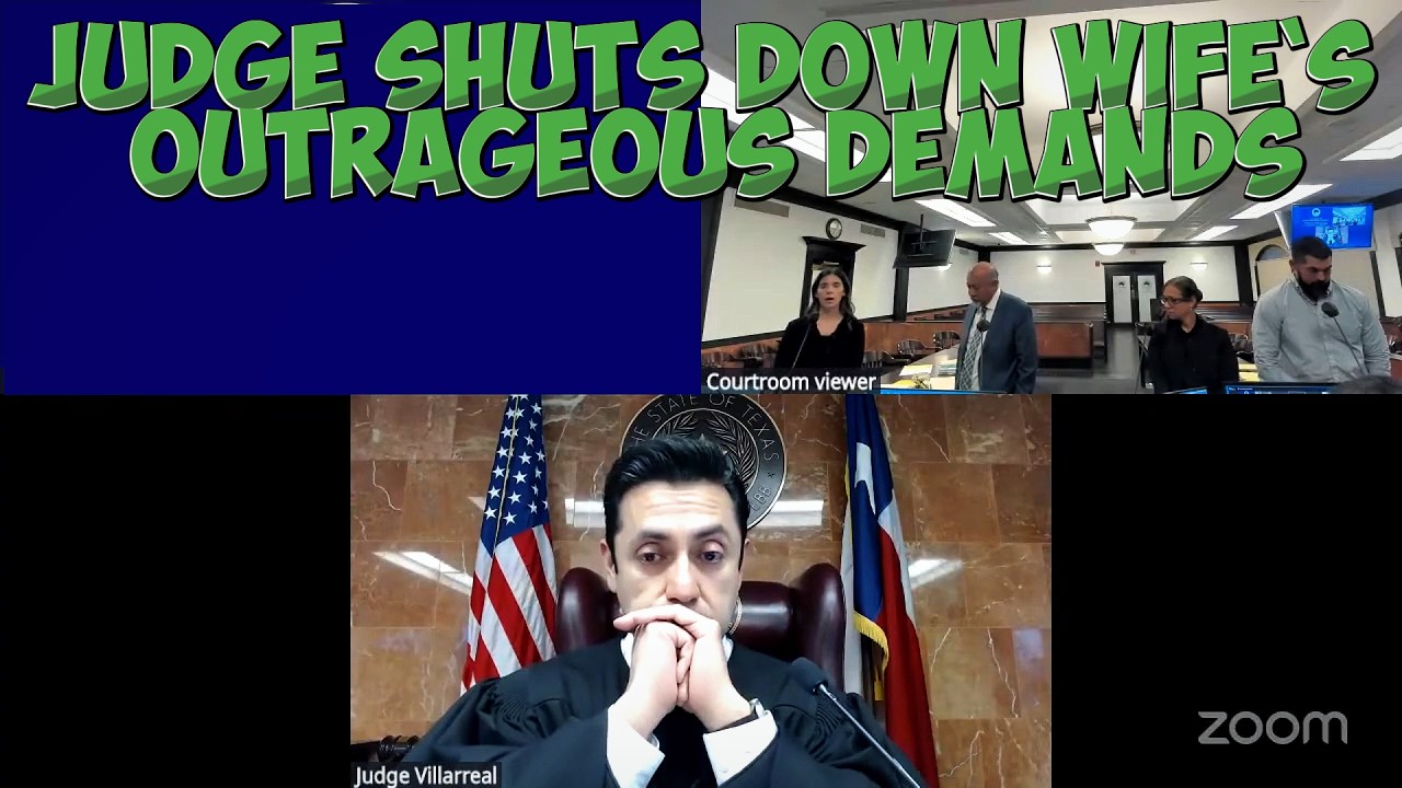 Judge SHUTS DOWN Wife’s Outrageous Demands After Emptying the House!