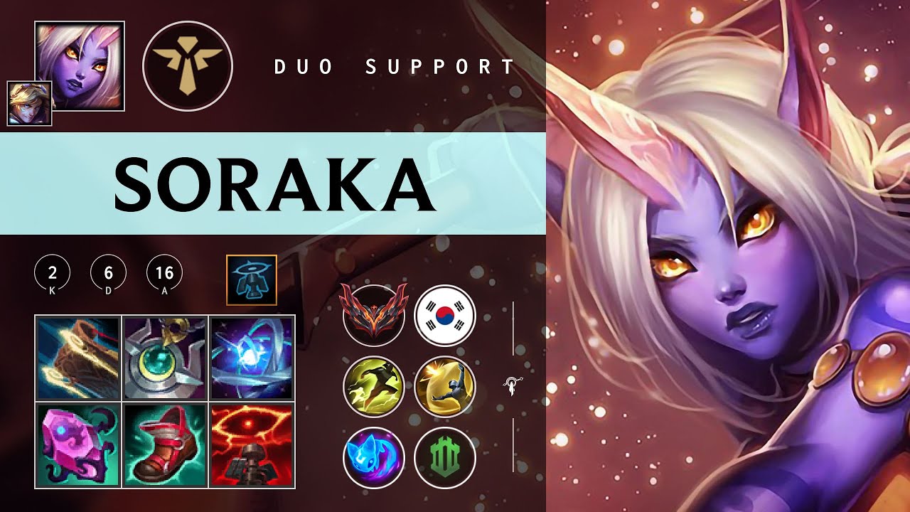 Soraka Support vs Braum - KR Grandmaster Patch 26.02