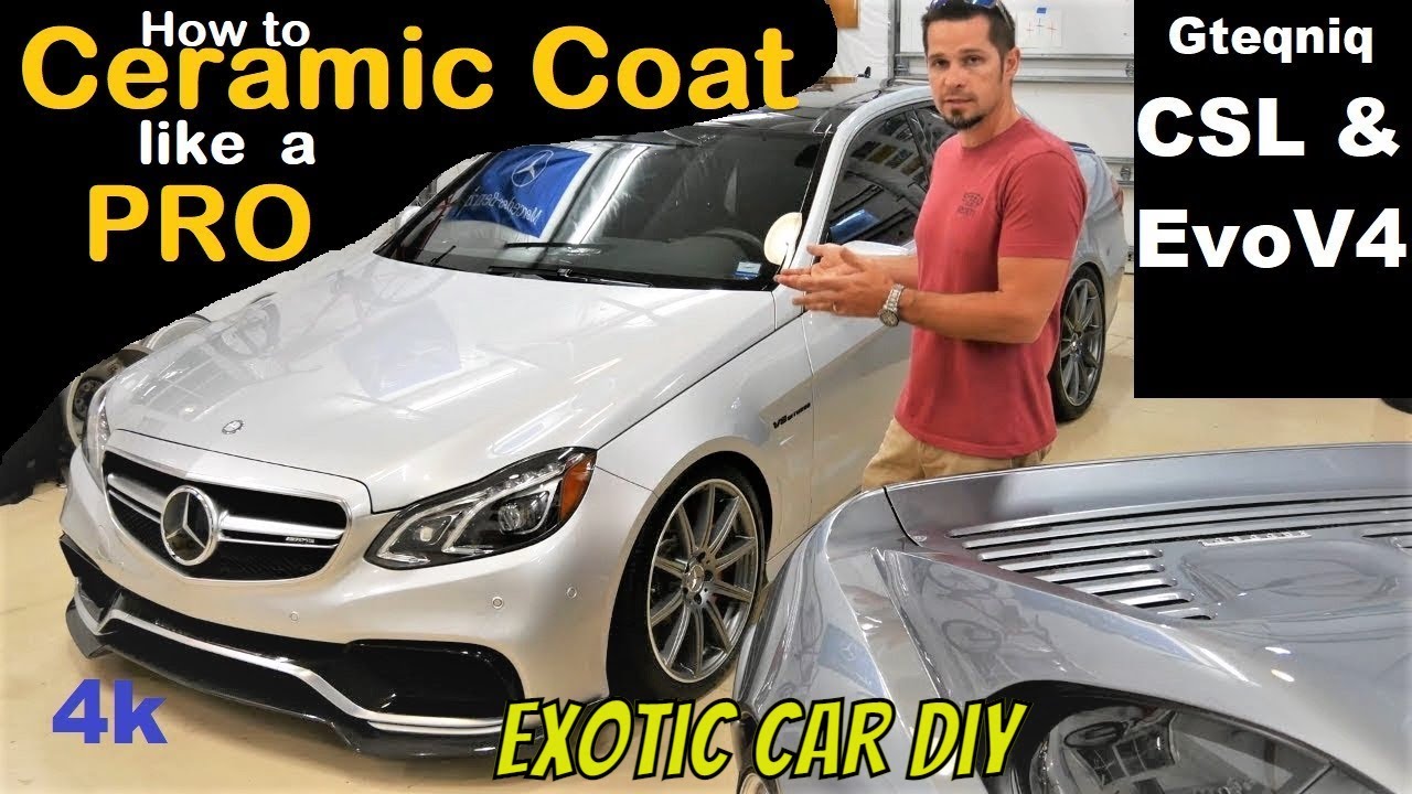 Step by Step Ceramic coating with Gtechniq Crystal Serum Light ~ Amazing Results on the E63 !