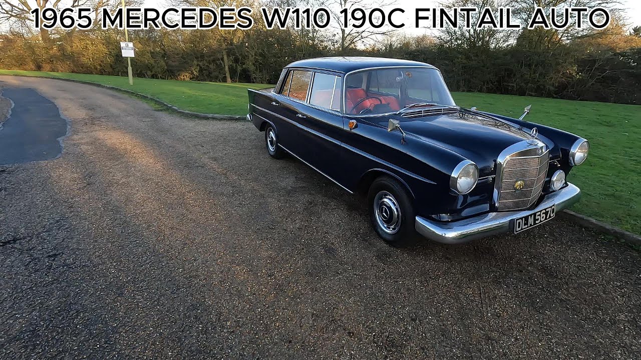 1965 MERCEDES W110 190C FINTAIL AUTO