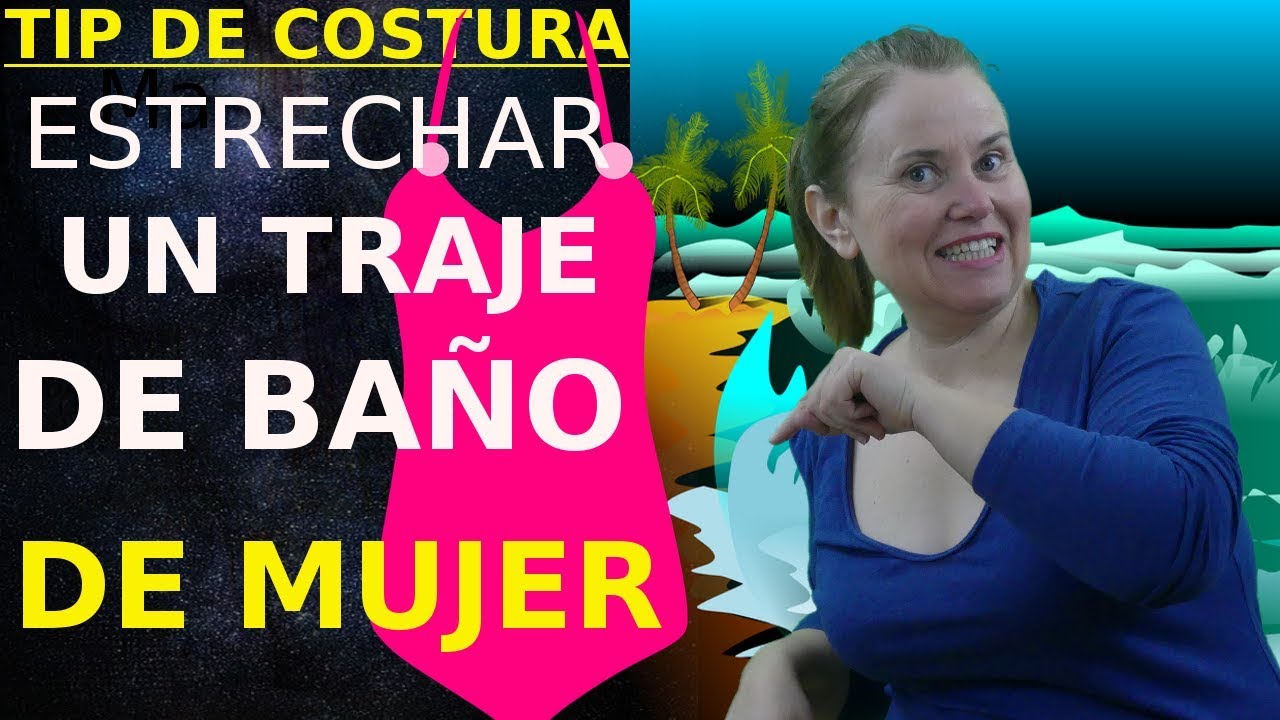 Como ajustar un traje de baño o bañador de mujer - Lycra y Poliamida