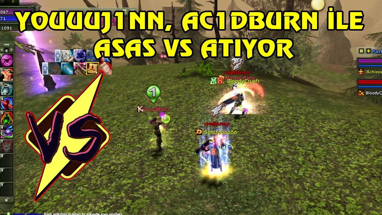 Knight Online VS | BVB - YouuuJ1nn,  Ac1dBurn ile 2v2 Asas VS Atıyor | CZ | PK