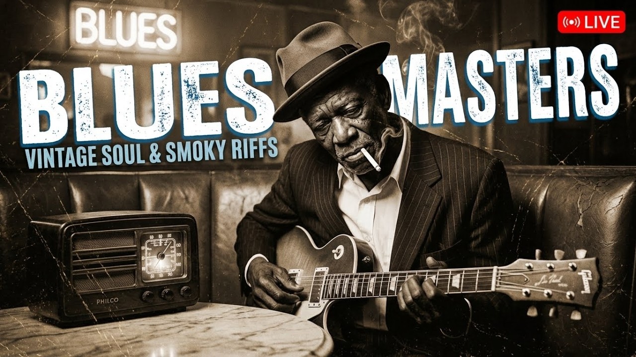 Soulful Blues Music - Rain Blues Music