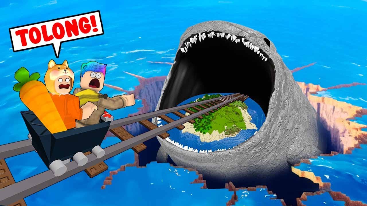 MELOBI DAN SKOBI NAIK KERETA ROLLER COASTER THE BLOOP SUPER CEPAT!!