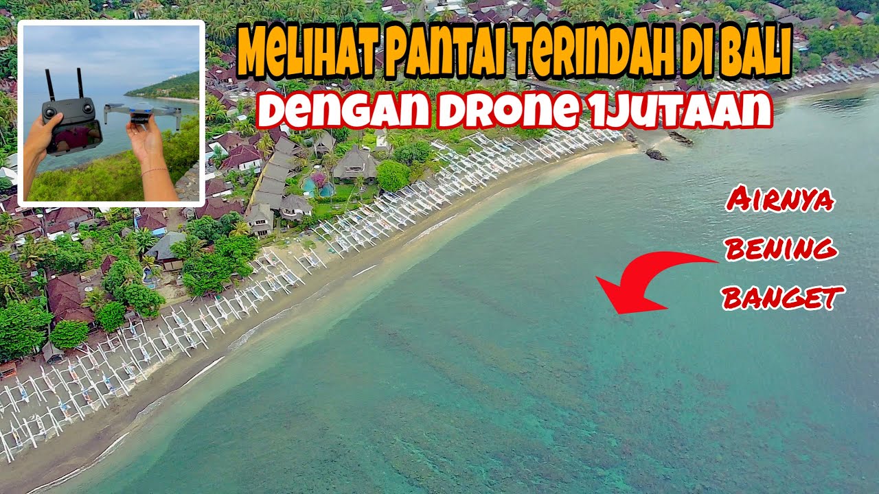 MELIHAT PANTAI RAHASIA TERINDAH DI BALI DENGAN DRONE TRAVELING MURAH | POLLTAR JT-1 PRO DRONECATION