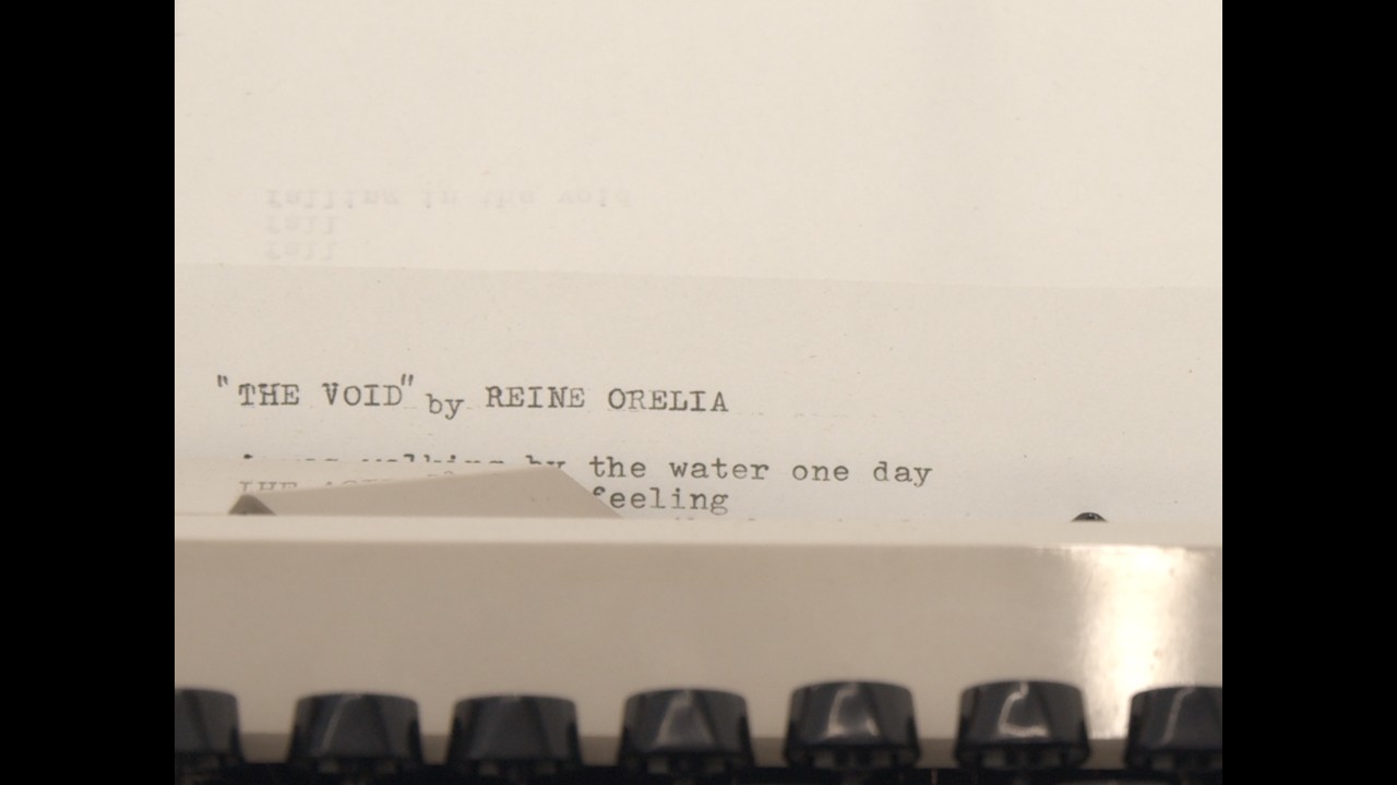 The Void - Reine Orelia (Typewriter Lyric Video)