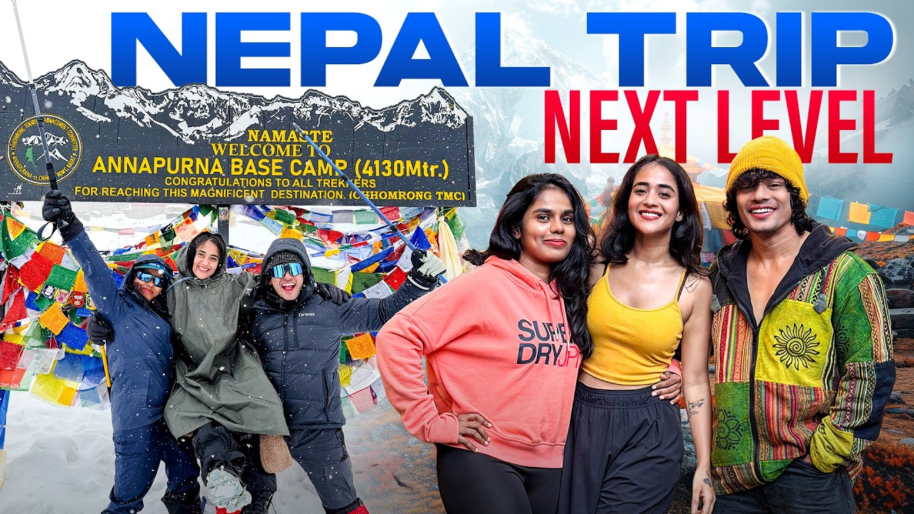 Nepal Trip Vlog || Annapurna Base Camp || Mehaboob Dil Se || Deepthi Sunaina || Latest Telugu Vlogs