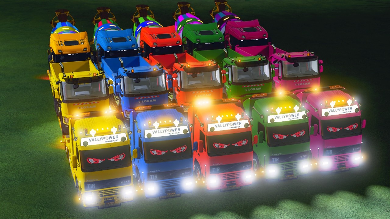 Transporting American Giant Trucks on a Crazy Mission! Farming Simulator 22 #77