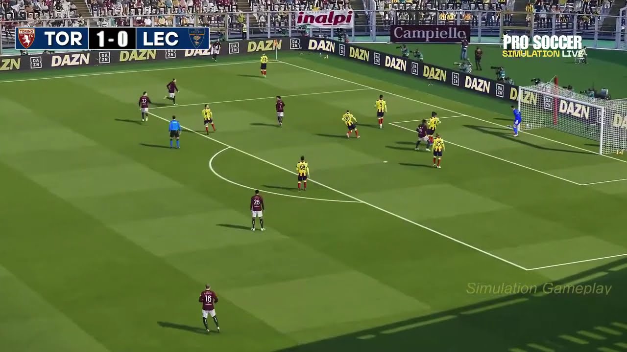 [LIVE] Torino vs Lecce Serie A 2026/26 Full Match - Video Game Simulation