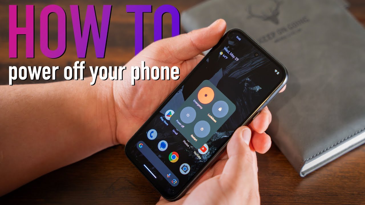 Как выключить и отключить Google Pixel 8a!