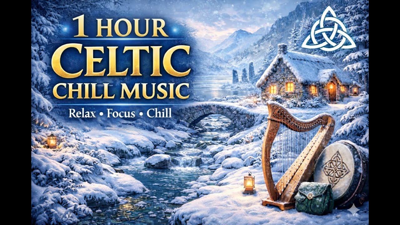 Celtic Winter Chill | 1 Hour of ambient celtic music ❄️