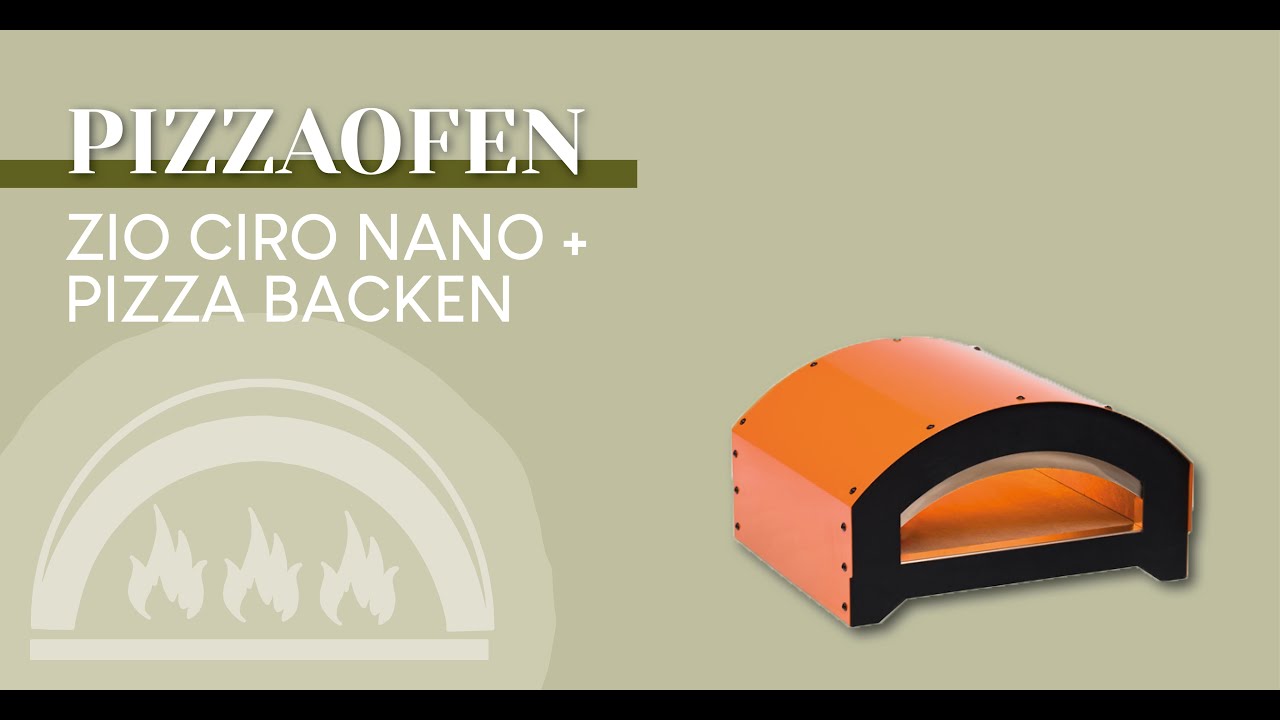 Der neue Zio Ciro Nano Pizzaofen + neapolitanische Pizza