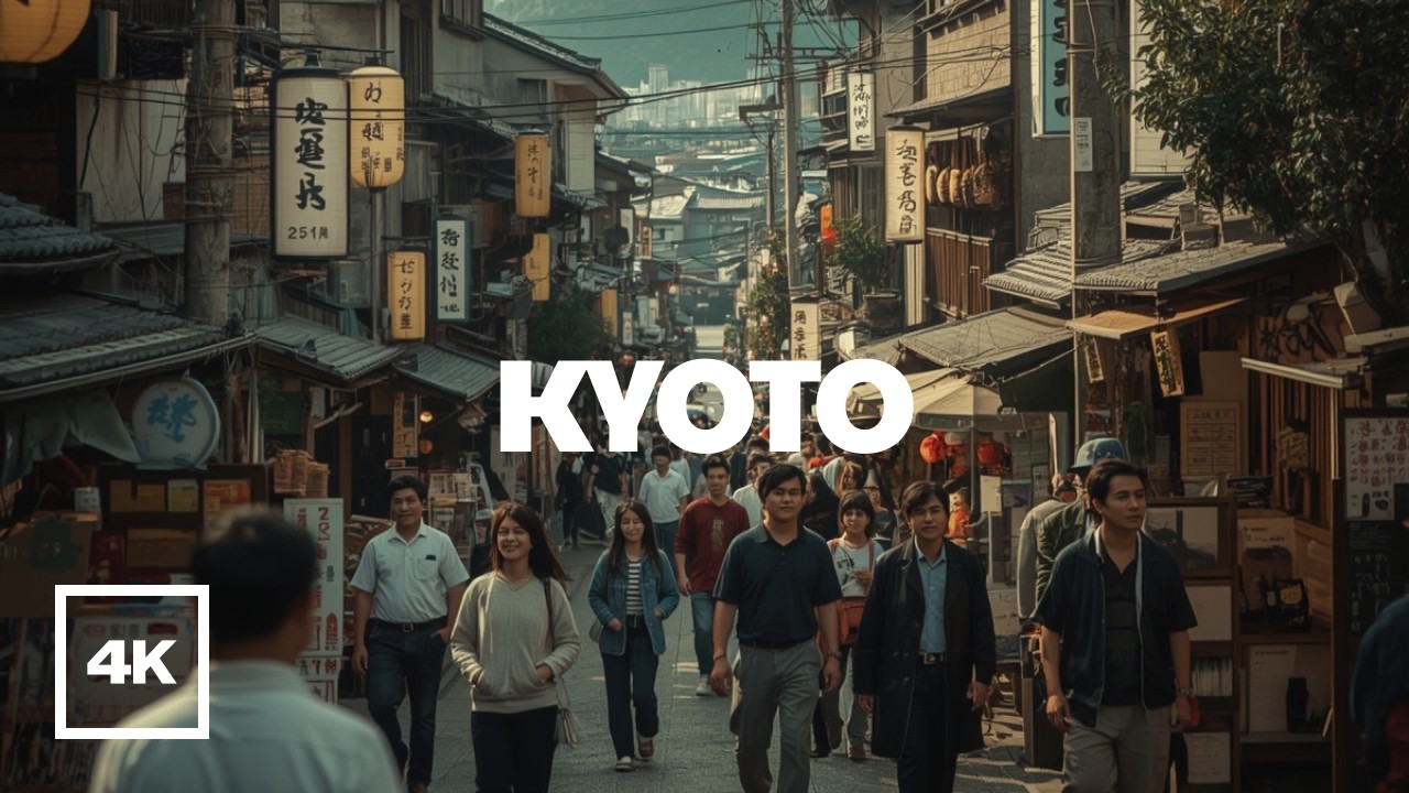 Kyoto 🇯🇵 | Walking Tour in 4K | Traditional Streets & Temples of Japan