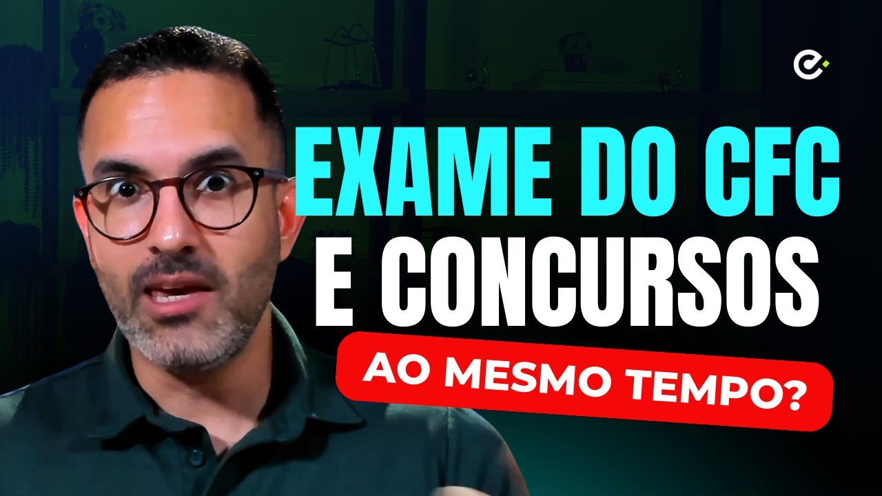 É ASSIM QUE SE PASSA NO EXAME DO CRC E CONCURSOS AO MESMO TEMPO