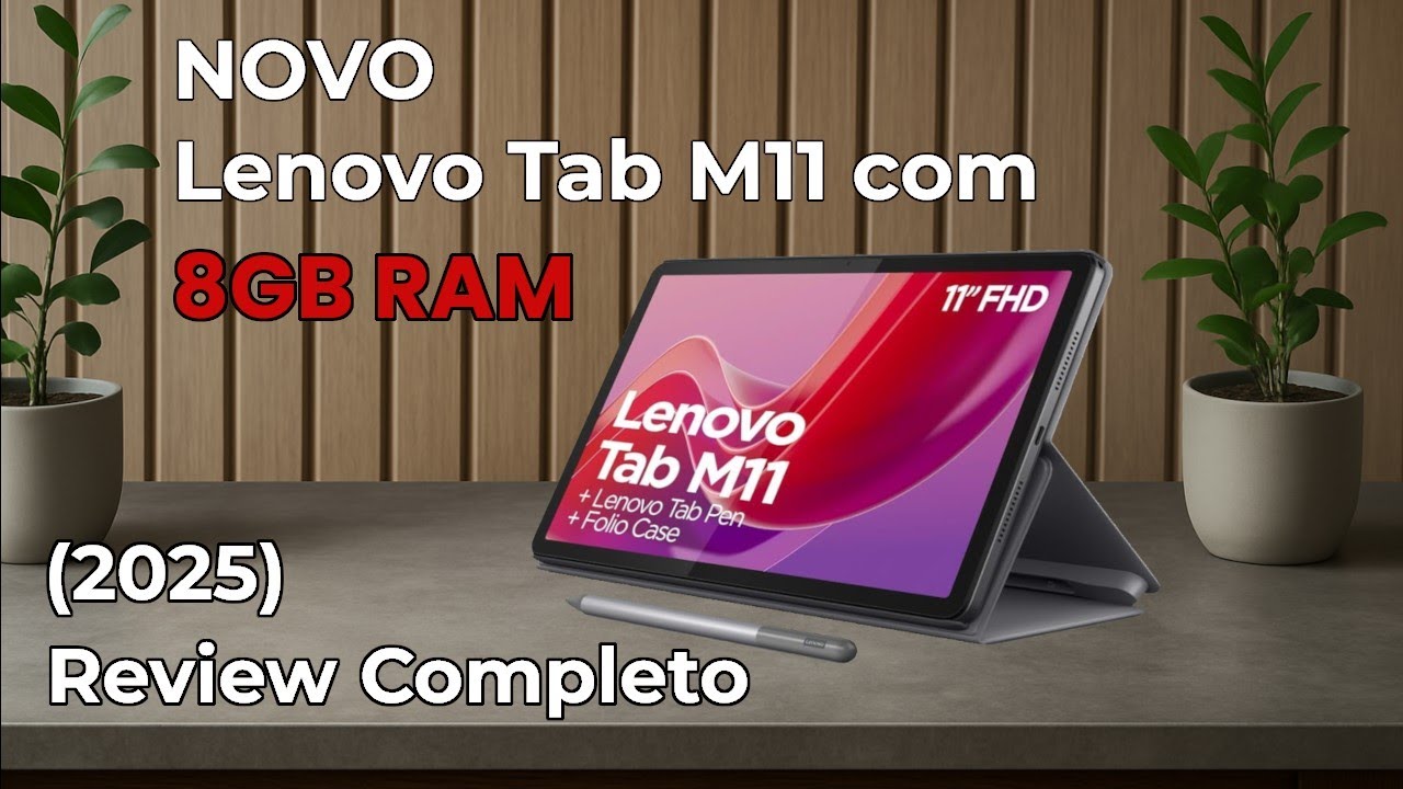 Lenovo M11 8GB RAM - Review Completo (2025) - O tablet como você nunca viu!