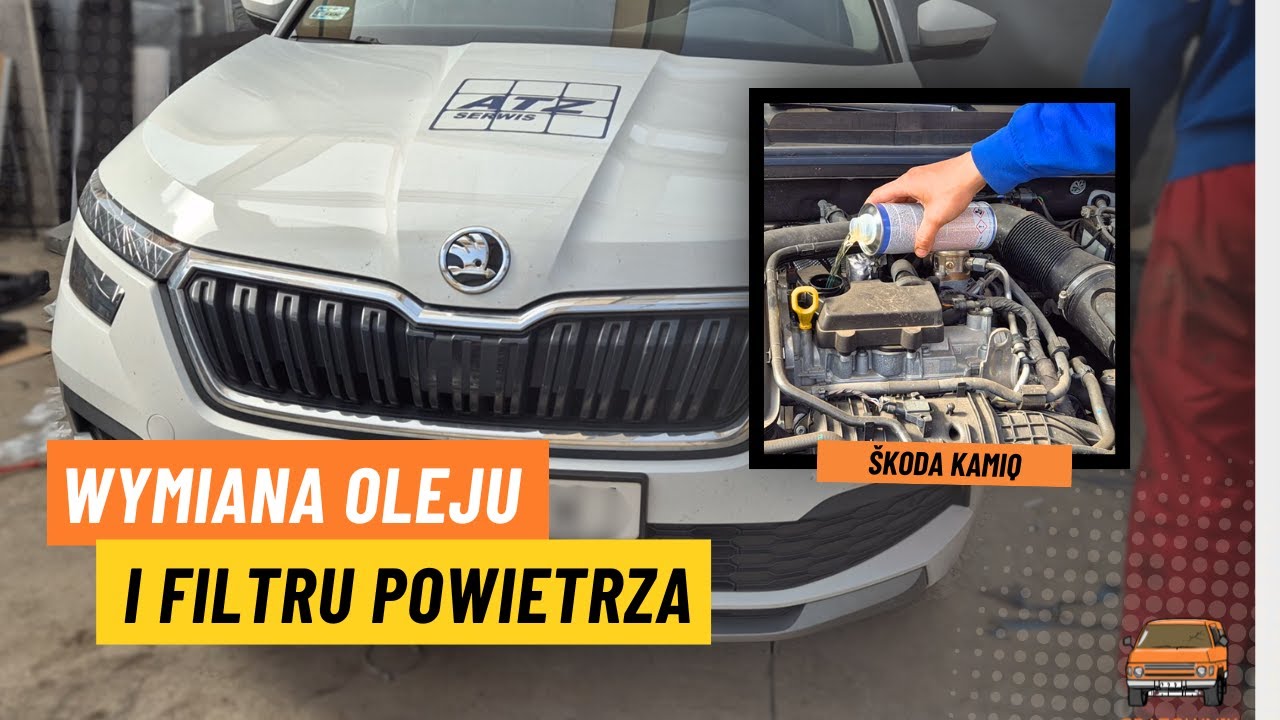 Szybka wymiana oleju i filtrów – Skoda Kamiq w akcji!