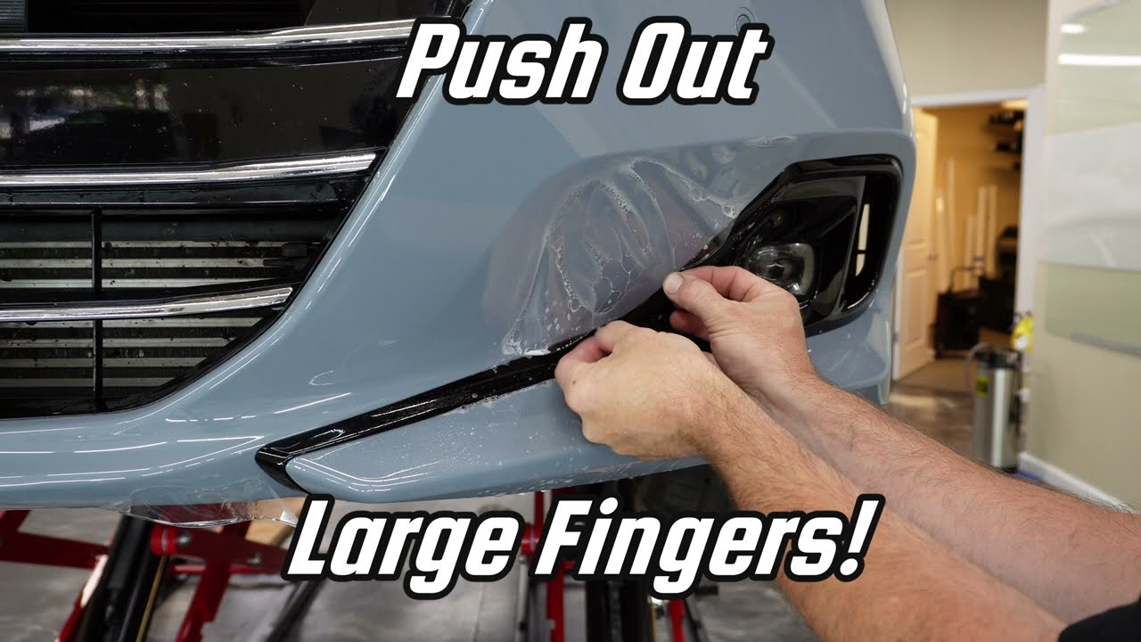 How to Remove Large Fingers in Paint Protection Film | PPF Installation Tips