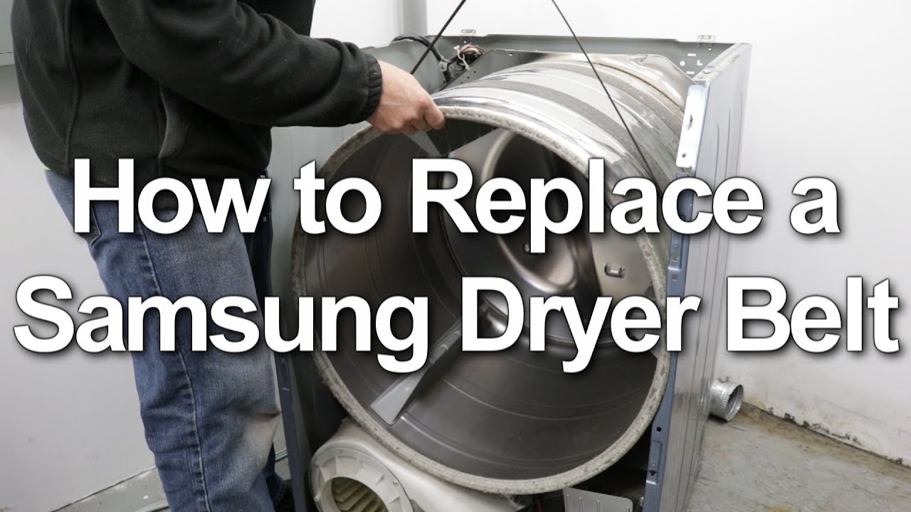 Samsung Dryer Belt Replacement - Not Spinning or Starting