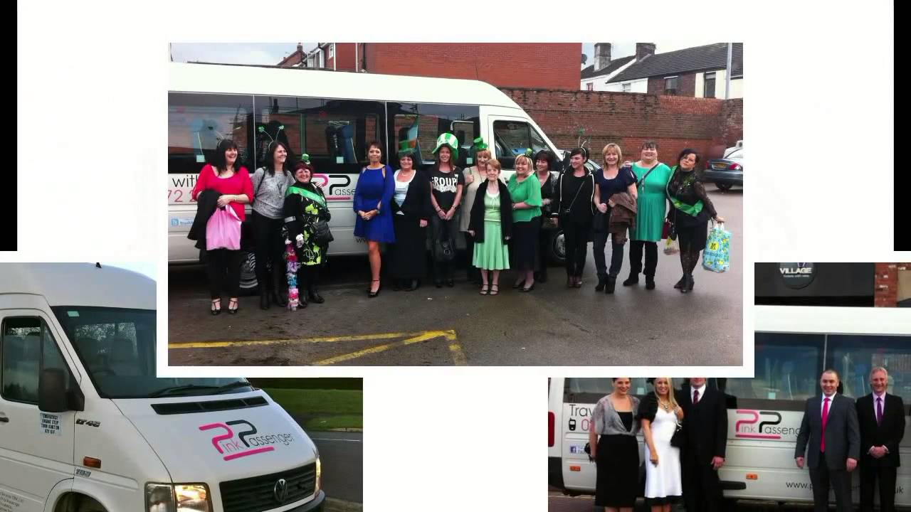 Pink Passenger Minibus Hire