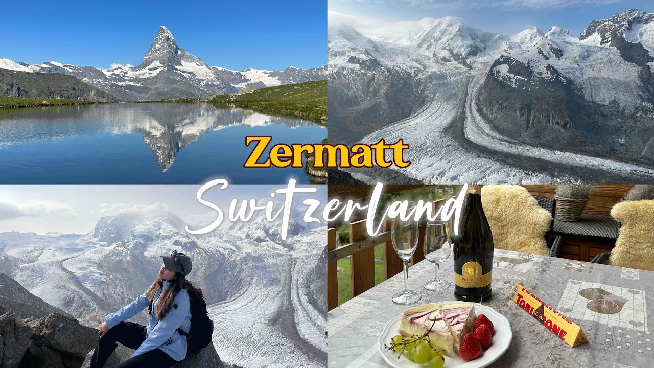 瑞士vlog9🇨🇭Gornergrat 壯觀冰川 五湖健行 超美馬特洪峰倒影Stellisee 住在策馬特的夢幻四天 | Zermatt | Switzerland travel vlog