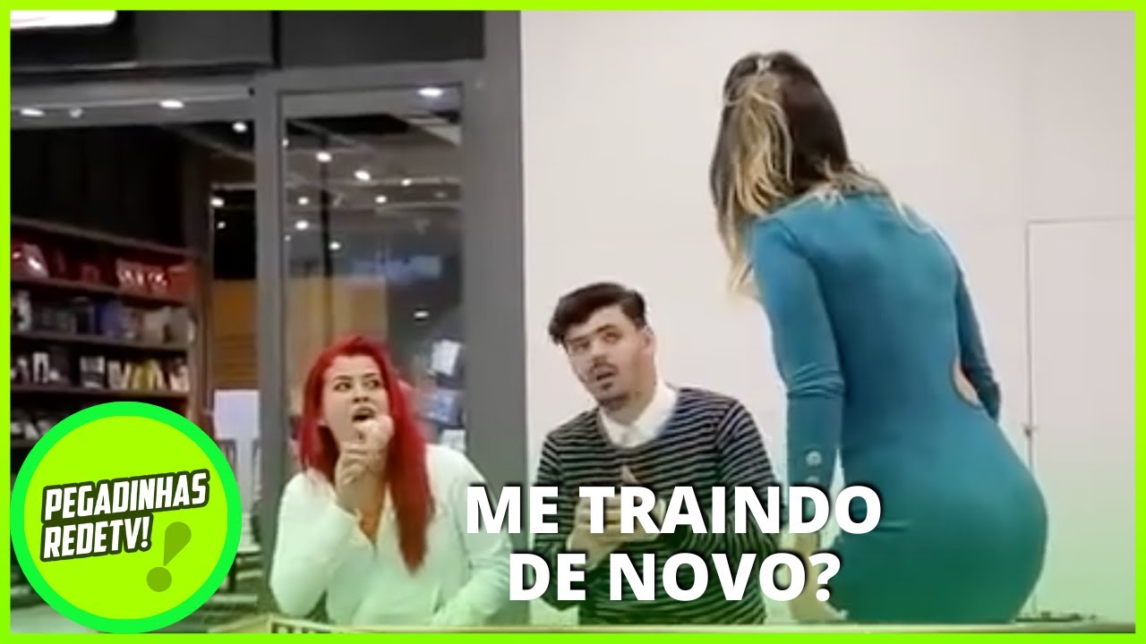 NAMORADA ENCONTRA SEU PARCEIRO NO SHOPPING COM OUTRA E FAZ O MAIOR BARRACO!