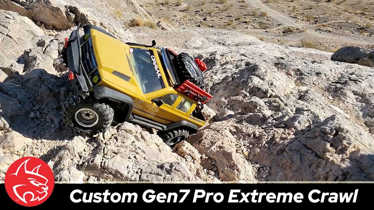 Extreme Crawl - Custom Redcat Racing Everest Gen7 Pro RC Crawler Off-Roading Action