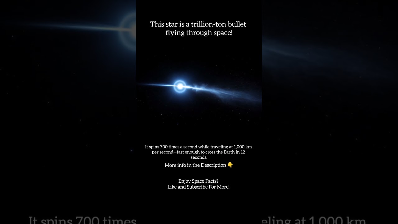 How Can A Star Spin Hundreds Of Times Per Second While Racing Through Space?
