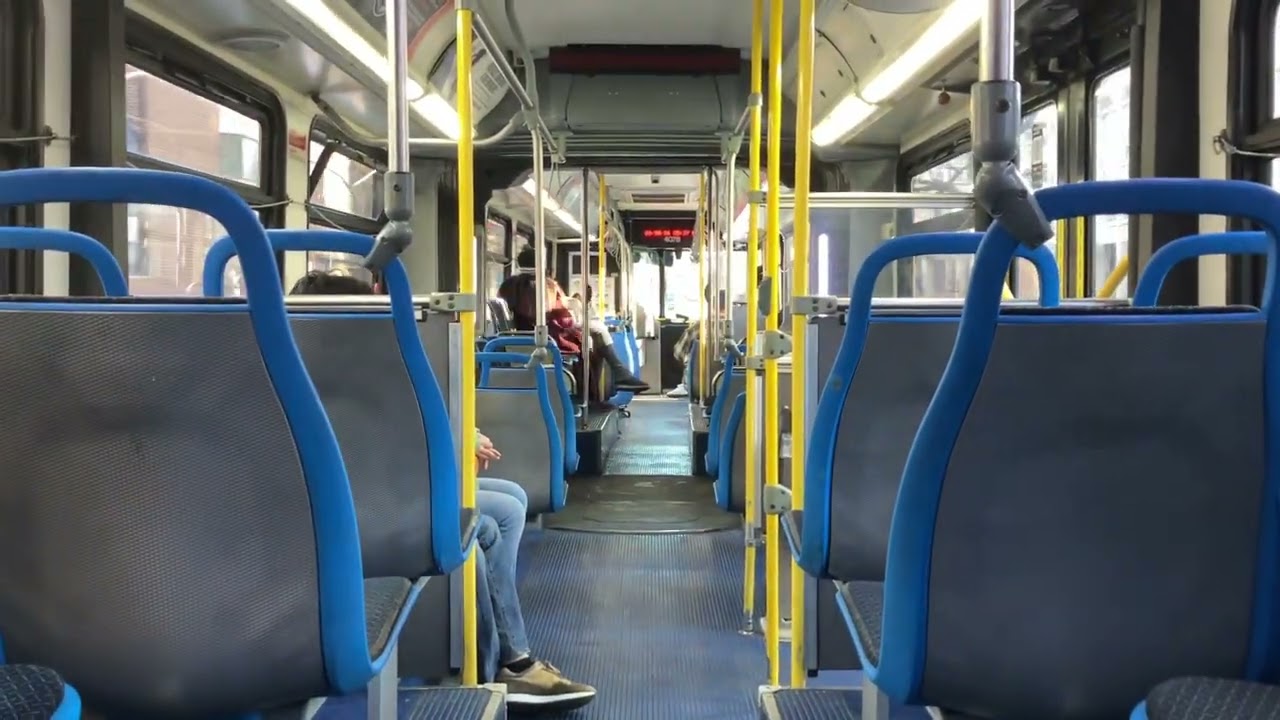 CTA On Board Riding 2008 New Flyer DE60LF Bus 4078 on the Red Line Shuttle from North/Clybourn to DT