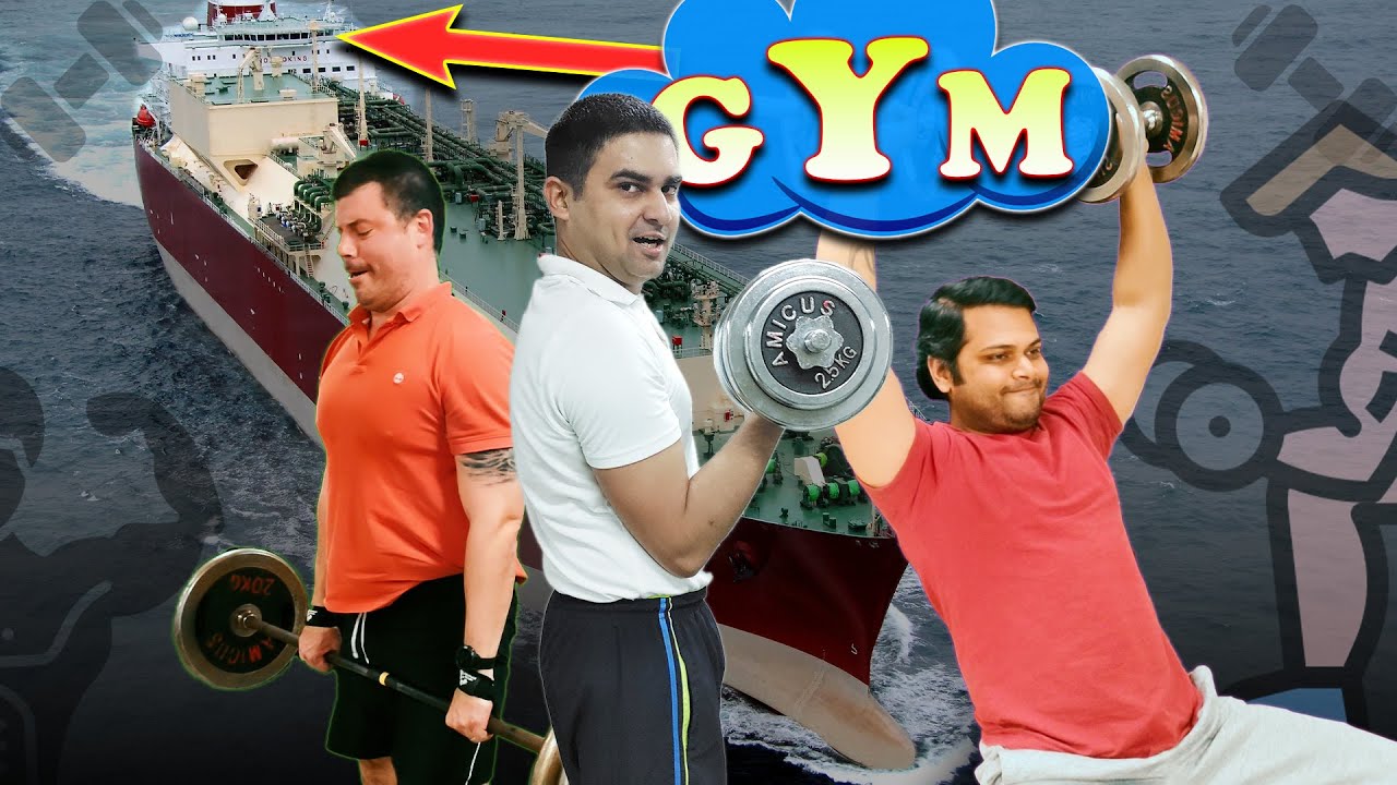 Ship's GYM💪🏻 | Gym on large LNG Ship | Ship Gym Tour | Merchant Navy