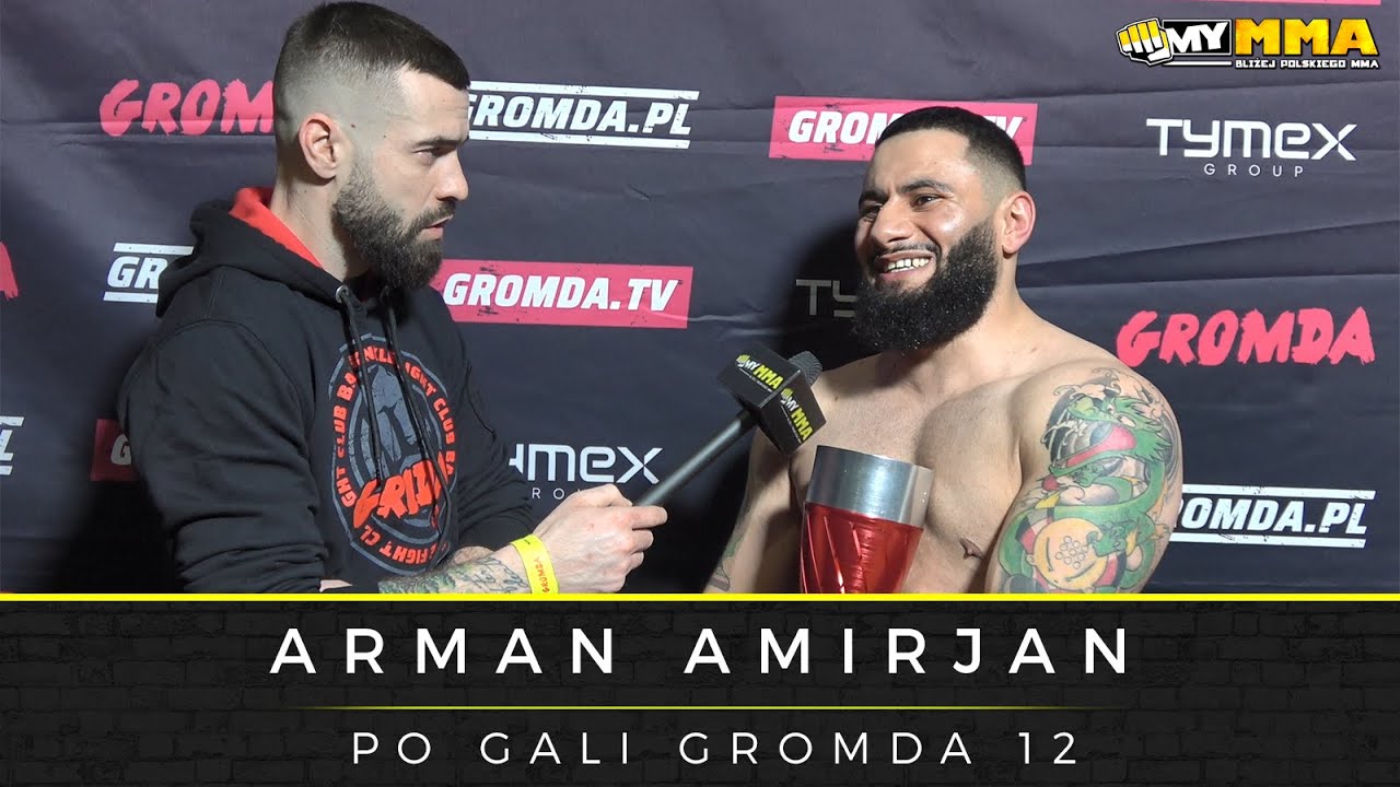 ARMAN AMIRJAN | Gala Gromda 12 | Wygrana walka z  Milanko „Kalashnikov” Puranovicem