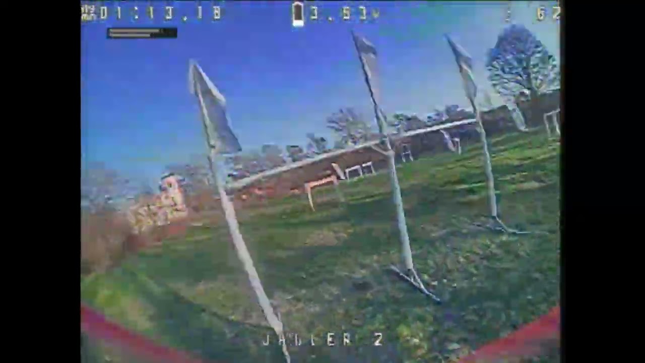 Race day flights after post-winter track restoration