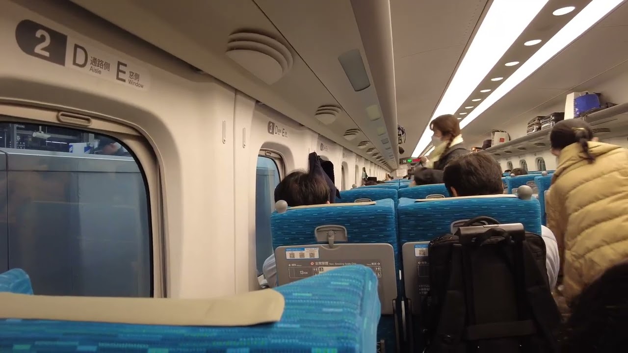 新幹線　新大阪駅から名古屋駅へ　　ニューヨークさんぽ 4K NY 2025