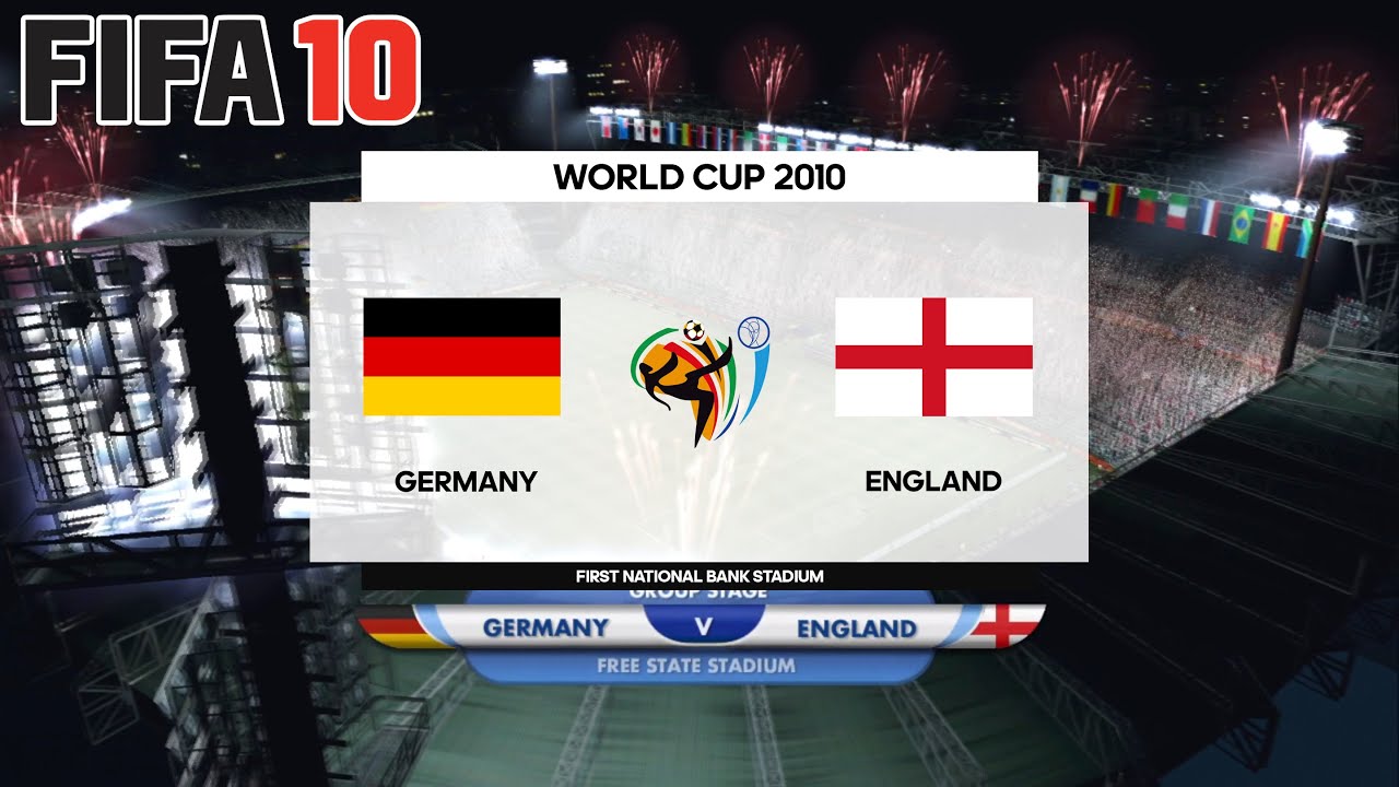2010 FIFA World Cup South Africa (FIFA 10) - Germany vs England - Gameplay PS3 HD [RPCS3]
