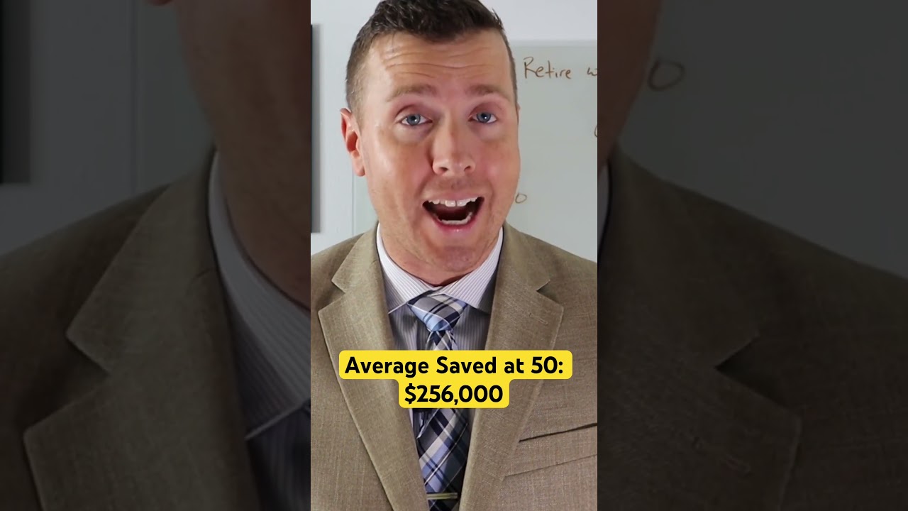 Average Saved For Retirement at 50 #shorts #retirement #financialfreedom