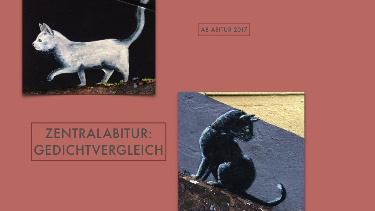 ABI Deutsch Zentral Gedichtvergleich