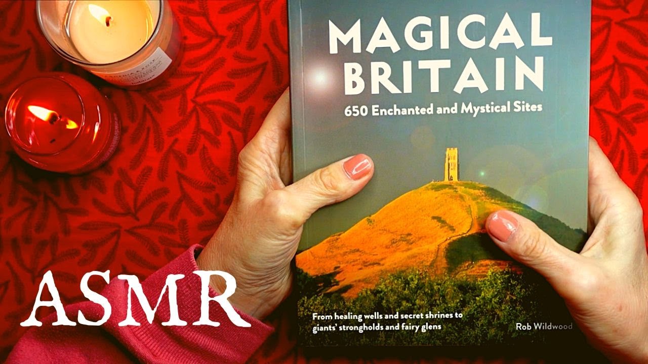 ASMR | Magical Britain! Lovely whispered book reading and browsing!