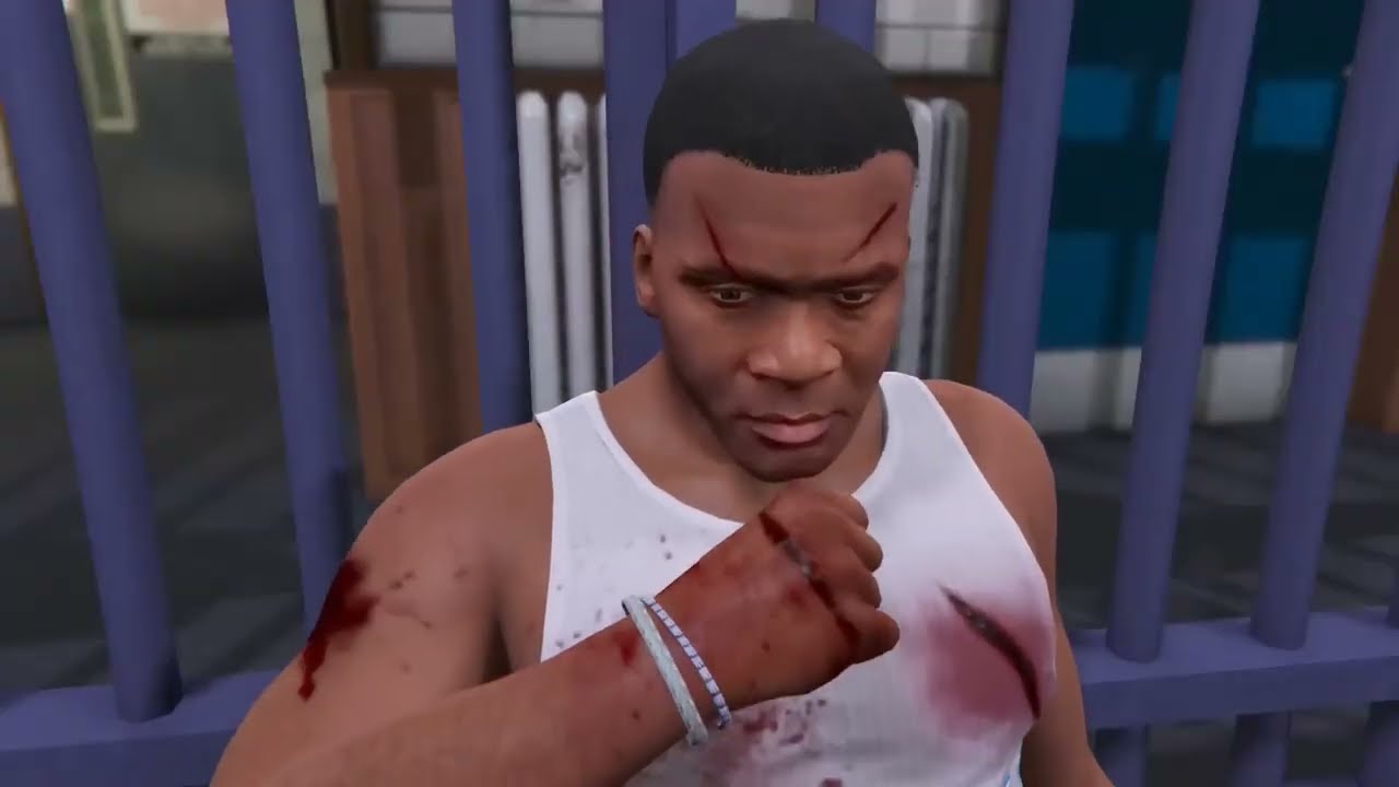 "The Cops" Arrest Franklin And His Kid For Stealing Car In GTA 5! (Movie)