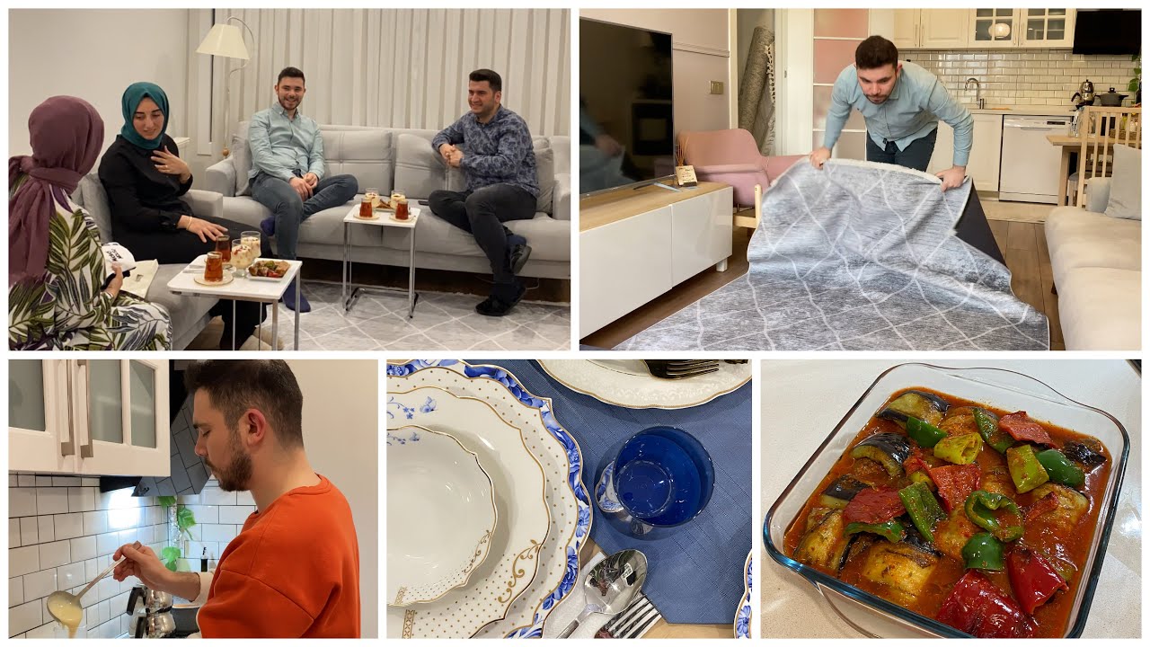 İFTAR MİSAFİRİM 🥰 EŞİM TATLI YAPIYOR 🍓 HALIMI DEĞİŞTİRDİK 🤗 YENİ TARİFLER 🥗 RAMAZAN VLOG 🌙