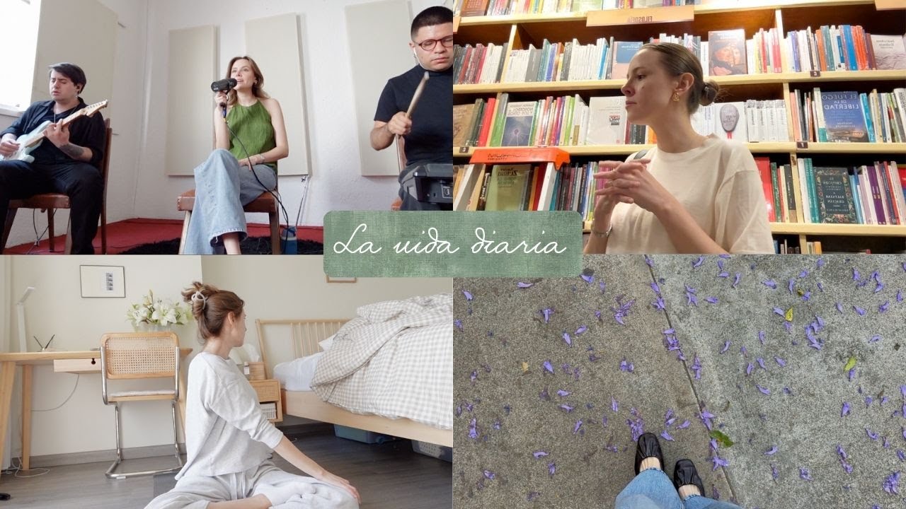 VLOG: Grabación musical, regalos para el viaje, libros leídos y por leer. 📚🎤🛩