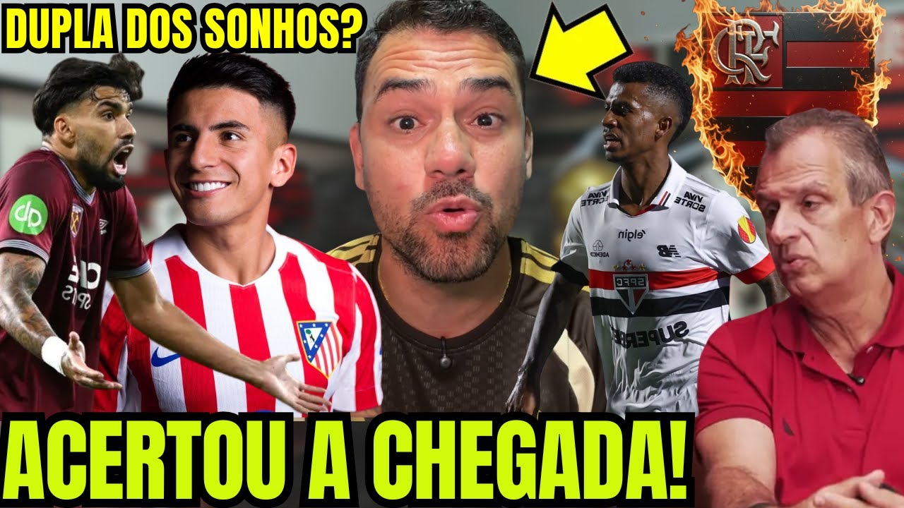 🚨PAQUETÁ E THIAGO ALMADA NO MENGÃO? DECISÃO TOMADA! FLAZOEIRO HOJE CONTA TUDO!AGITA A WEB!💣