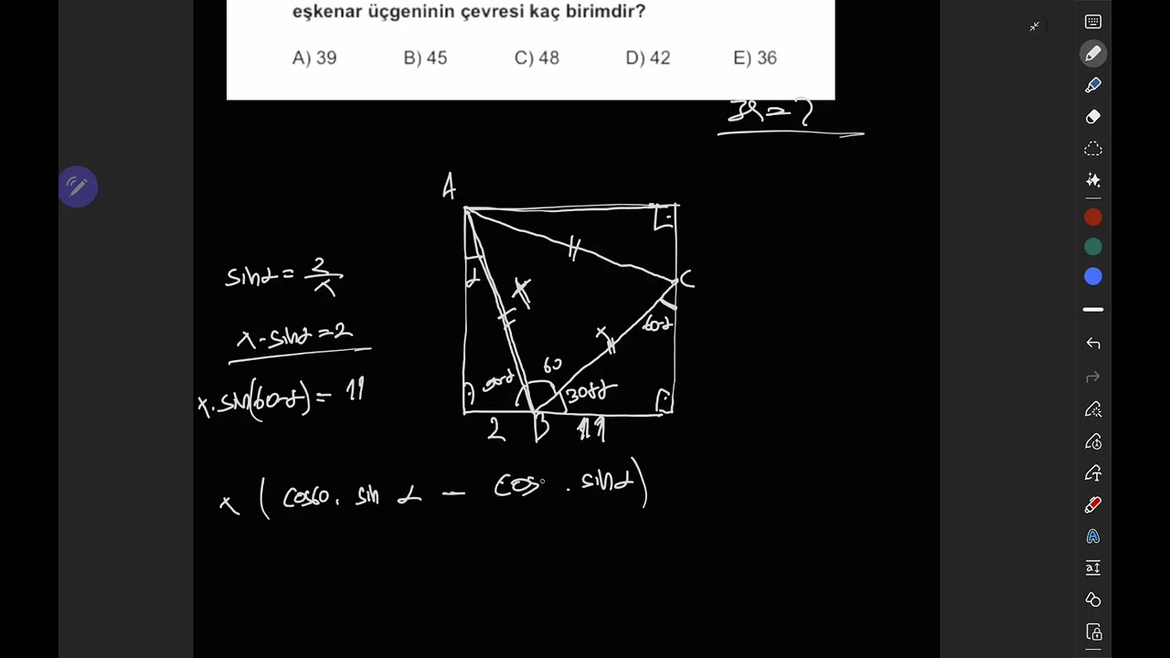 GEOMETRİNİZE LEVEL ATLATICAK 4 SORU