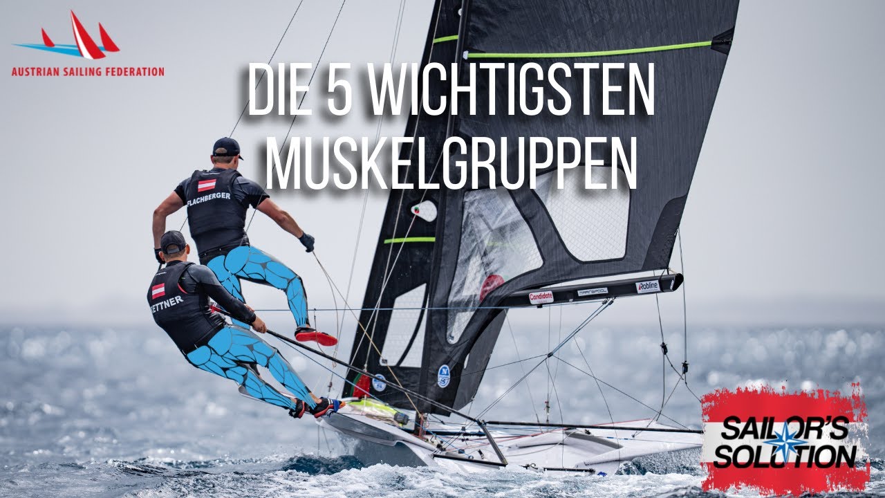 Die 5 wichtigsten Muskelgruppen beim Segeln - Sailor's Solution